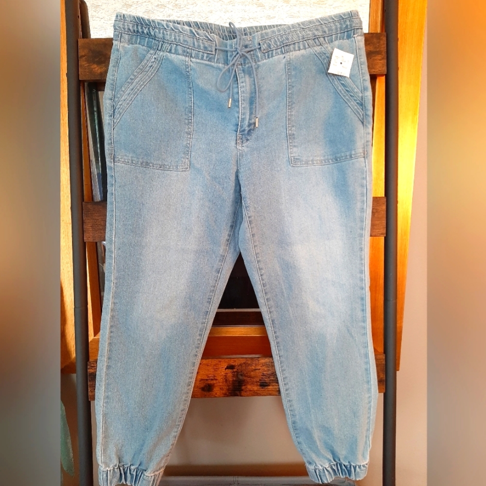 NWT Tinseltown denim joggers Size XXL